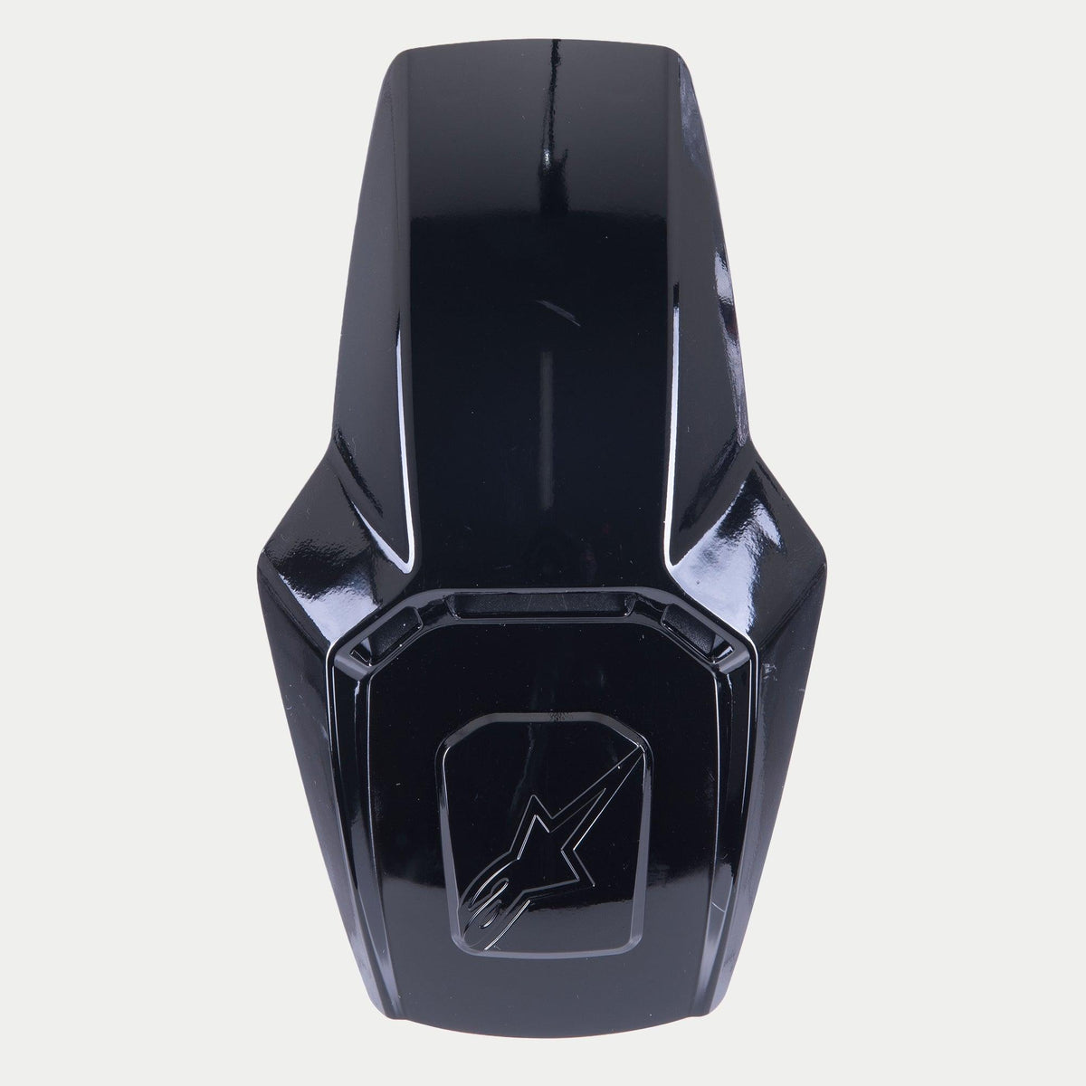 Alpinestars Supertech R10 Top Vent, accessorio per casco, nero lucido, parte di ricambio per caschi S-R10 con finitura lucida e logo in rilievo