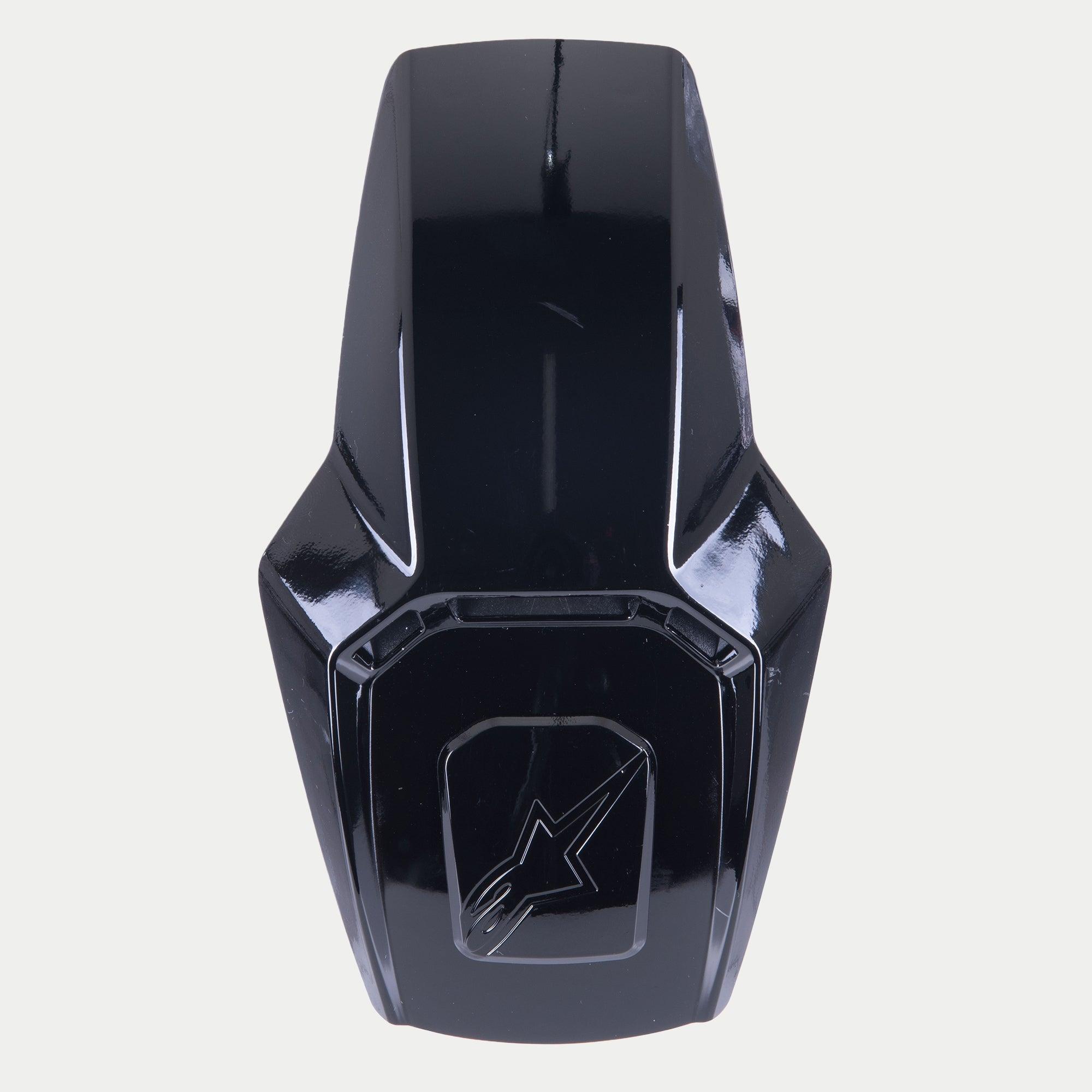 Alpinestars Supertech R10 Top Vent, accessorio per casco, nero lucido, parte di ricambio per caschi S-R10 con finitura lucida e logo in rilievo