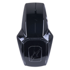 Alpinestars Supertech R10 Presa d'aria superiore, accessorio per casco da moto, nero lucido, con logo Alpinestars in rilievo, elegante parte di ricambio per la ventilazione del casco