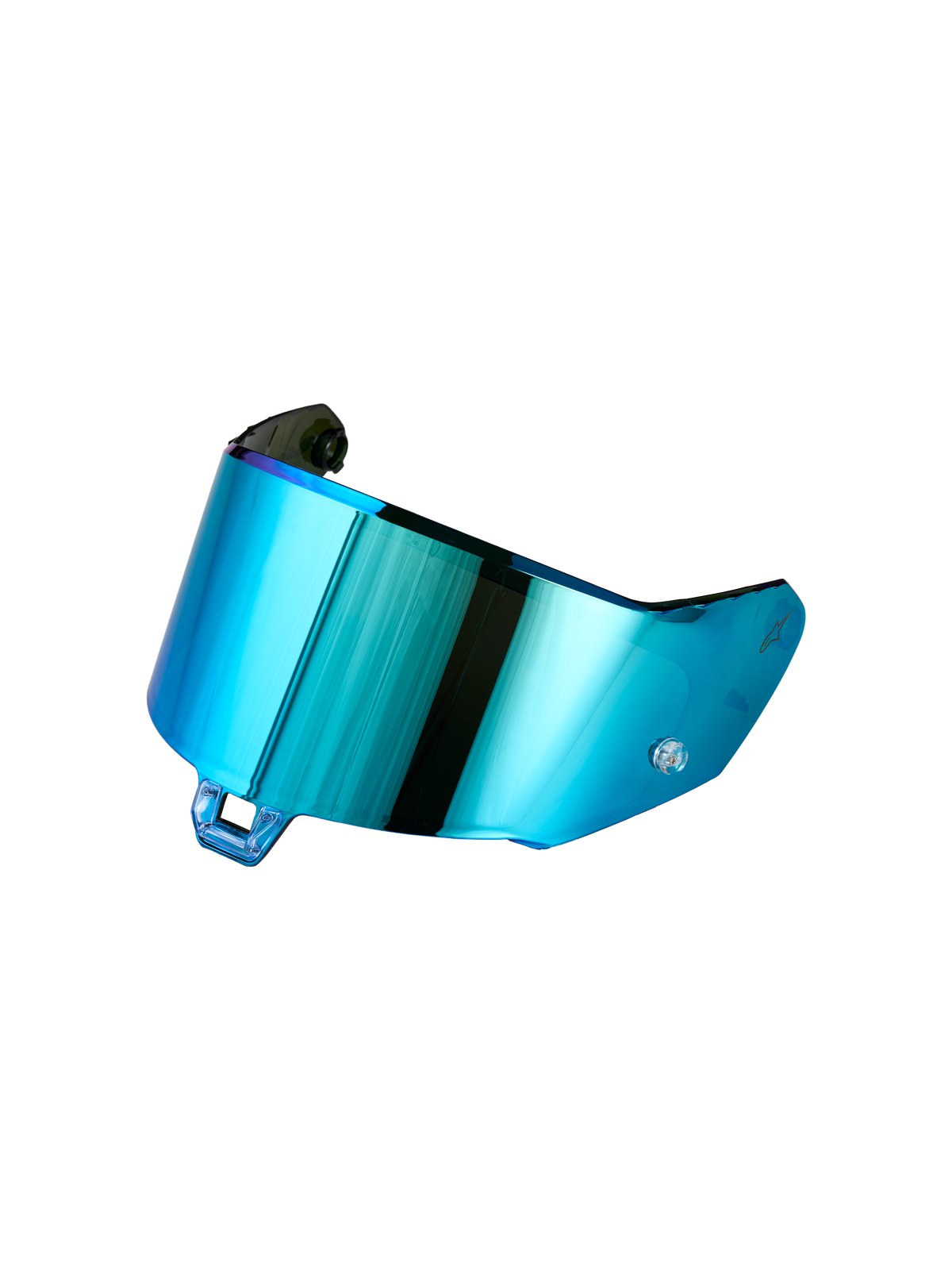 Alpinestars Absolute Vision Shield V2, visiera per casco da moto, finitura blu specchiato