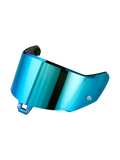 Alpinestars Visiera Supertech R-10/R-7 Absolute Vision Gen2.1-R, visiera di ricambio per casco da moto, blu a specchio, in policarbonato ottico, per guida su pista e strada