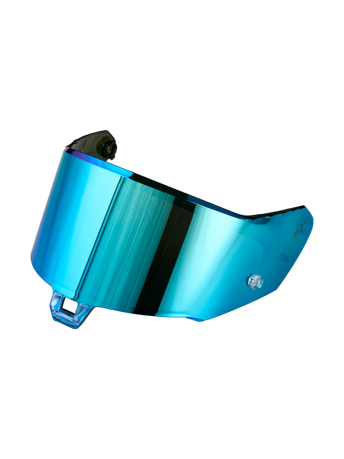 Alpinestars Visiera Supertech R-10/R-7 Absolute Vision Gen2.1-R, visiera di ricambio per casco da moto, blu a specchio, in policarbonato ottico, per guida su pista e strada