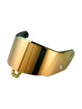 Alpinestars Visiera Supertech R-10/R-7 Absolute Vision Gen2.1-R, visiera di ricambio per casco moto, oro a specchio, policarbonato con filtraggio ottico Absolute Vision per guida su circuito