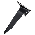 Alpinestars Supertech R10 Solid Standard Spoiler, accessorio per casco, nero lucido, ricambio aerodinamico per caschi da moto S-R10, caratterizzato da un design angolare elegante con finitura lucida
