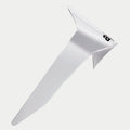 Alpinestars Supertech R10 Solid Standard Spoiler, accessorio di ricambio per casco da moto, bianco lucido, design aerodinamico con logo nero, ricambio ufficiale per caschi S-R10