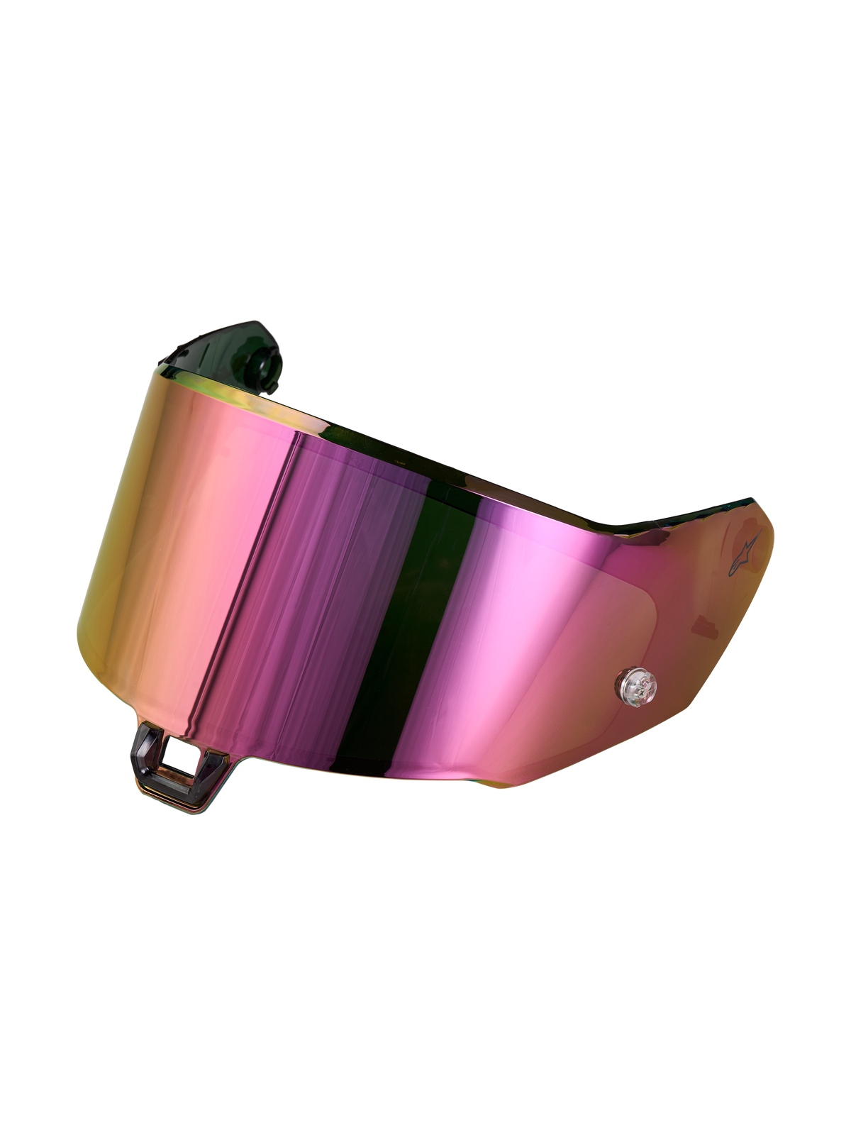 Alpinestars Visiera Supertech R-10/R-7 Absolute Vision Gen2.1-R, visiera di ricambio per casco moto con finitura a specchio arcobaleno, policarbonato di qualità ottica e tecnologia di filtraggio Absolute Vision
