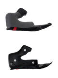 Alpinestars S-R7 Cheek Pad, guanciali di ricambio per casco moto, grigio e nero, costruzione in poliuretano con bottoni di fissaggio