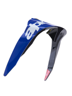 Alpinestars Supertech R10 Arius Standard Spoiler, accessorio per casco, blu e nero lucido con logo bianco, design aerodinamico in plastica stampata, parte di ricambio per caschi da moto racing
