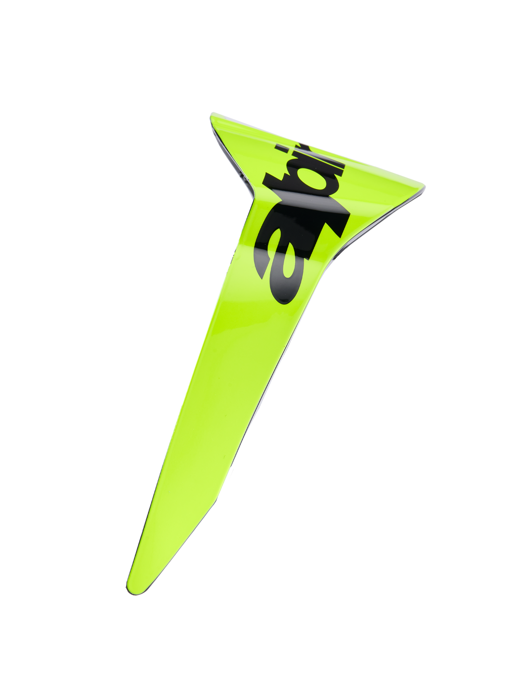 Alpinestars Supertech R10 Arius Standard Spoiler, accessorio per casco da moto, giallo fluorescente e nero, componente racing aerodinamico dal profilo slanciato e grafiche decise, ricambio per caschi S-R10