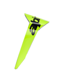 Alpinestars Supertech R10 Arius Standard Spoiler, accessorio per casco da moto, giallo fluorescente e nero, componente racing aerodinamico dal profilo slanciato e grafiche decise, ricambio per caschi S-R10