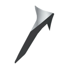 Alpinestars Supertech R10 Element Standard Spoiler, accessorio per casco, nero carbonio argento e nero lucido, componente posteriore aerodinamico per caschi S-R10, profilo angolare elegante con finitura lucida