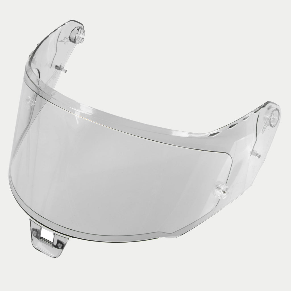 Alpinestars Supertech R10 AFHS-01 Shield, visiera di ricambio per casco, fotocromatica, design curvo in plastica trasparente con meccanismi di aggancio, compatibile con caschi racing S-R10, protezione UV e finitura antigraffio