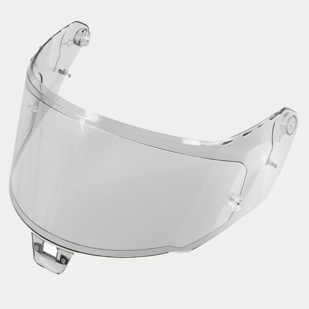 Alpinestars Supertech R10 AFHS-01 Shield, visiera di ricambio per casco, fotocromatica, design curvo in plastica trasparente con meccanismi di aggancio, compatibile con caschi racing S-R10, protezione UV e finitura antigraffio