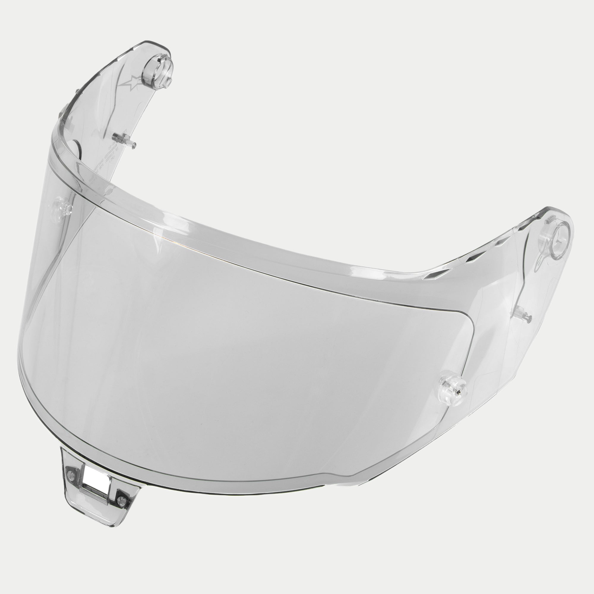 Alpinestars Supertech R10 AFHS-01 Shield, visiera di ricambio per casco, fotocromatica, design curvo in plastica trasparente con meccanismi di aggancio, compatibile con caschi racing S-R10, protezione UV e finitura antigraffio