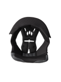 Alpinestars S-M3 Crown Pad, imbottitura a corona di ricambio per casco, nero e grigio, design traforato per la ventilazione, imbottitura in schiuma e tessuto mesh, ammortizzazione interna ergonomica per comfort e protezione