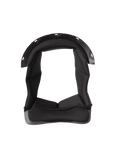 Alpinestars S-M7 Crown Pad, imbottitura interna nera per casco con design a U, interno imbottito in tessuto strutturato, bordo in mesh grigio, punti di fissaggio a scatto in plastica, imbottitura per comfort e protezione del casco da moto