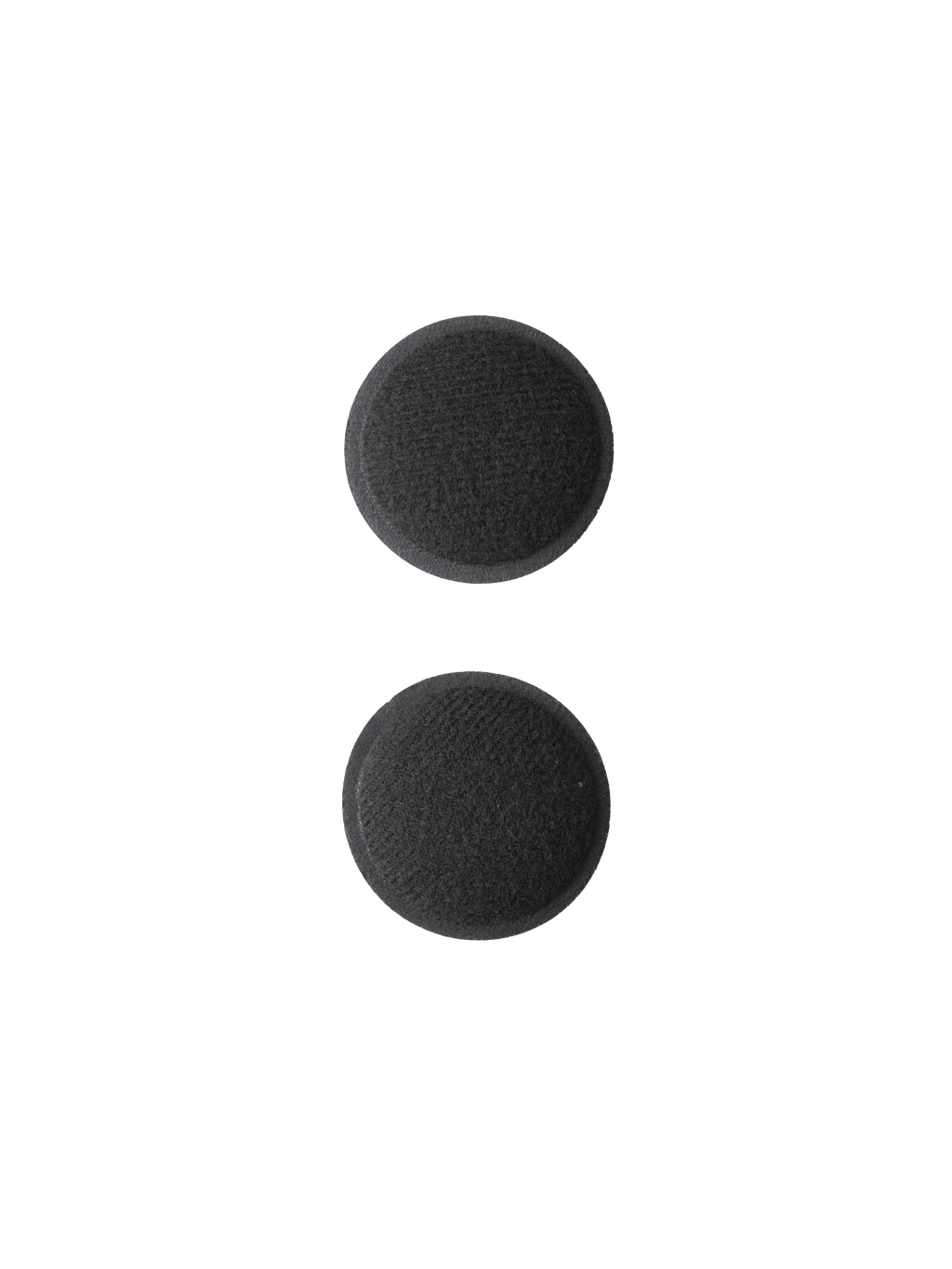 Alpinestars S-M7 Ear Pads Set, set di cuscinetti auricolari di ricambio neri per casco, imbottitura circolare in schiuma con morbido tessuto sintetico, progettato per caschi motocross S-M7, materiale traspirante
