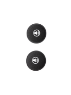 Alpinestars S-M7 Ear Pads Set, accessori per caschi da motocross, cuscinetti circolari in schiuma nera con icone altoparlante bianche, imbottitura interna di ricambio per maggiore comfort e vestibilità nei caschi S-M7