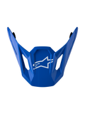 Alpinestars Visiera S-M7 Core, parte di ricambio per casco da motocross, blu lucido con logo a stella bianco
