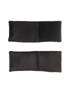 Alpinestars Set Copri Cinturino S-M7, nero, coperture di ricambio per i cinturini della mentoniera del casco da motocross, materiale sintetico testurizzato, tessuto morbido per un comfort migliorato, coppia di imbottiture rettangolari nere