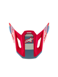 Visiera S-M7 Beast Coast Edizione Limitata Alpinestars, ricambio per casco motocross rosso, bianco e blu con logo Astars.