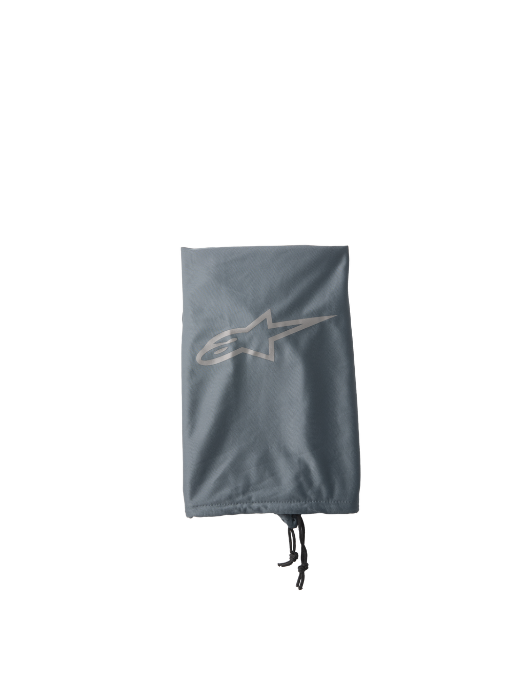 Alpinestars S-M7 Soft Bag, sacca porta casco da motocross, grigio, con logo Alpinestars a stella grigio chiaro, chiusura a coulisse con cordino nero, struttura in tessuto leggero per la protezione dell'attrezzatura off-road