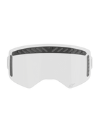 Alpinestars Lente Supertech Modulator Vented, ricambio per maschera MX, trasparente e nero, policarbonato antiappannamento.