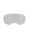 Alpinestars Supertech Smoke Lens, lente di ricambio per maschera, tinta grigio fumo medio, con scritta 'ONE GOAL. ONE VISION.', design curvo in policarbonato con perni per tear-off integrati, accessorio per motocross e fuoristrada