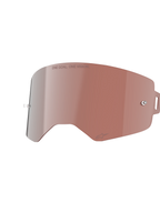 Alpinestars Supertech Mirror Lens, lente di ricambio per maschera, Mirror Silver con tinta calda, con testo 'ONE GOAL. ONE VISION.' e perni per tear-off, robusta struttura in policarbonato per motocross e gare fuoristrada
