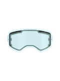 Alpinestars Supertech Dual Pane Vented Lens, lente di ricambio per occhiali da motocross, tinta blu, costruzione in policarbonato a doppio strato, guarnizione in schiuma nera, fori di ventilazione superiori e laterali, branding 'ONE GOAL. ONE VISION.', prestazioni antiappannamento per gare off-road