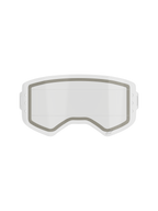 Alpinestars Supertech Dual Pane Roll Off Lens, lente di ricambio per occhiali da motocross, trasparente, costruzione a doppio strato con guarnizione in neoprene grigio visibile e intagli laterali per pellicola roll-off, policarbonato trasparente resistente agli urti