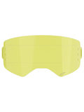 Lente Alpinestars Supertech Roll Off, accessorio per maschera, tinta giallo trasparente, con linee di scorrimento orizzontali integrate e logo a stella inciso, lente di ricambio per maschere da motocross e fuoristrada