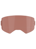 Lente Alpinestars Supertech Wide Vision Roll-Off, accessorio per maschera, tinta Copper Rose, con linee di scorrimento orizzontali e punti di montaggio laterali, in policarbonato resistente agli urti per motocross e off-road