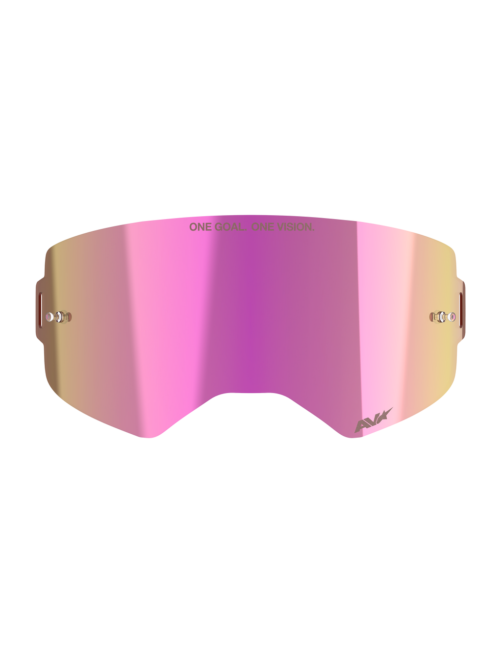 Alpinestars Lente Supertech Rosa A Specchio, accessorio per maschere da motocross, rosa, tecnologia Absolute Vision con supporti tear-off e antiappannamento.
