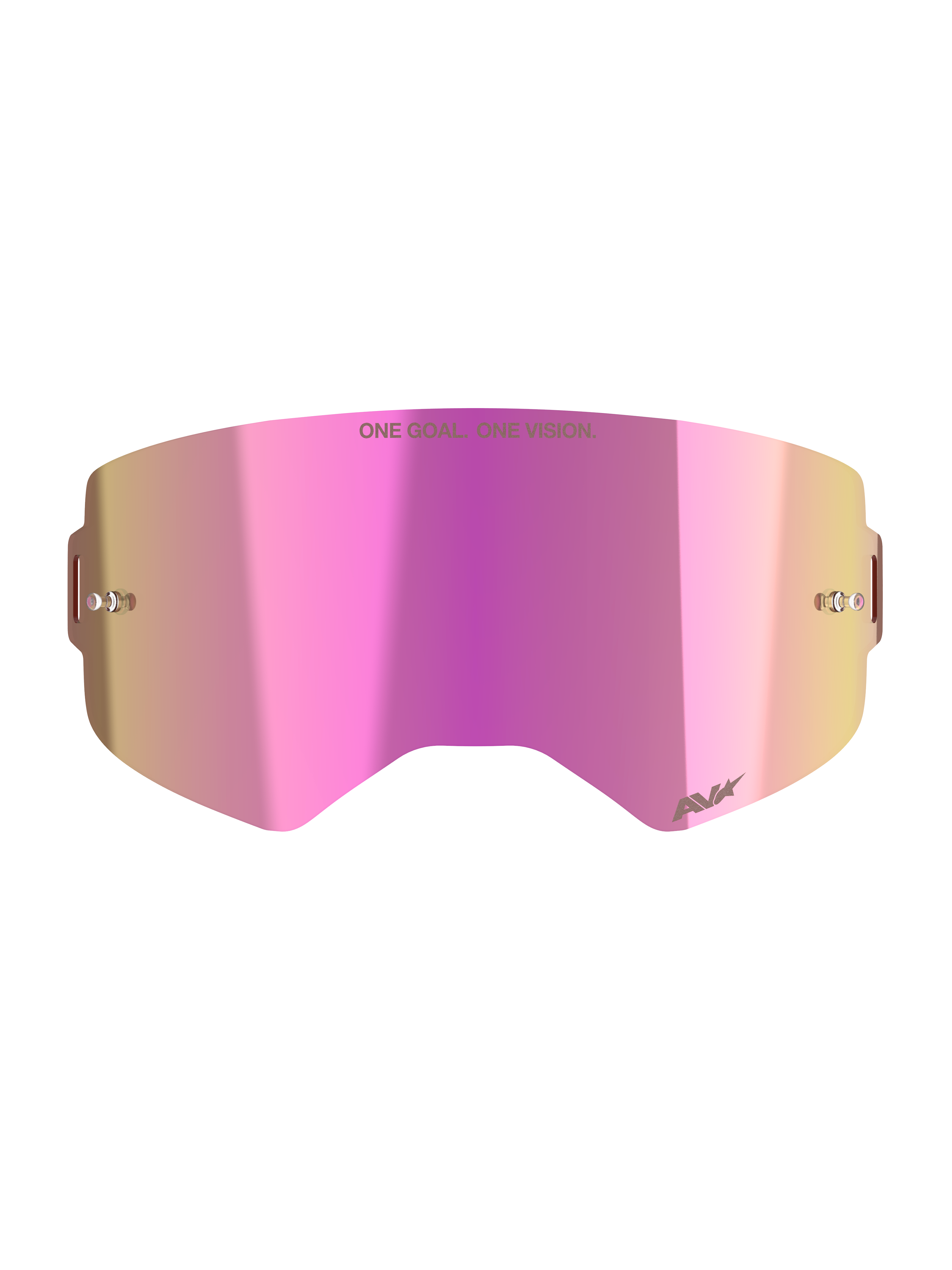 Alpinestars Lente Supertech Rosa A Specchio, accessorio per maschere da motocross, rosa, tecnologia Absolute Vision con supporti tear-off e antiappannamento.