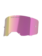 Alpinestars Lente Vision 8-5-3 a specchio rosa, ricambio per maschera da motocross con finitura antiriflesso, rosa.