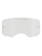Alpinestars Vision 8-5-3 Lens, lente di ricambio trasparente per occhiali, costruzione in policarbonato con perni per tear-off integrati e sistema di bloccaggio a sette punti, caratterizzata dalla scritta 'ONE GOAL. ONE VISION.', protezione per motocross e guida fuoristrada