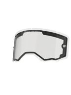 Alpinestars Vision 8-5-3 Lens Dual Pane, lente di ricambio trasparente per maschera, con costruzione a doppio strato e ventilazione in schiuma, perni tear-off integrati, sistema di bloccaggio a sette fori e scritta "ONE GOAL. ONE VISION." stampata sul bordo superiore