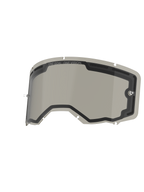 Lente Alpinestars Vision 8-5-3 Dual Pane, colore Smoke, lente di ricambio per maschera con costruzione a doppia lente ventilata, supporti tear-off integrati e scritta 'ONE GOAL. ONE VISION.', progettata per il motocross e la guida off-road