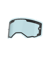 Alpinestars Vision 8-5-3 Dual Pane Lens, lente di ricambio per maschera, blu, policarbonato a tinta chiara con costruzione a doppio strato, guarnizione in schiuma nera, marchio 'ONE GOAL. ONE VISION.', supporti tear-off integrati, lente anti-appannamento resistente per maschere da motocross