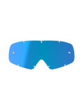 Alpinestars Vision Youth Mirror Lens, lente a specchio blu di ricambio per maschera, design curvo in policarbonato con sistema di bloccaggio a sette fori e supporti per tear-off, accessorio motocross per ragazzi