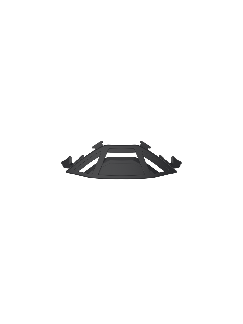 Alpinestars paranaso di ricambio Supertech, accessorio per maschere da motocross, nero, struttura in plastica resistente.