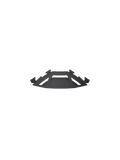 Alpinestars paranaso di ricambio Supertech, accessorio per maschere da motocross, nero, struttura in plastica resistente.
