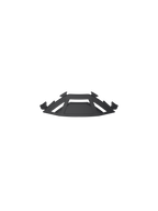 Alpinestars paranaso di ricambio Supertech, accessorio per maschere da motocross, nero, struttura in plastica resistente.