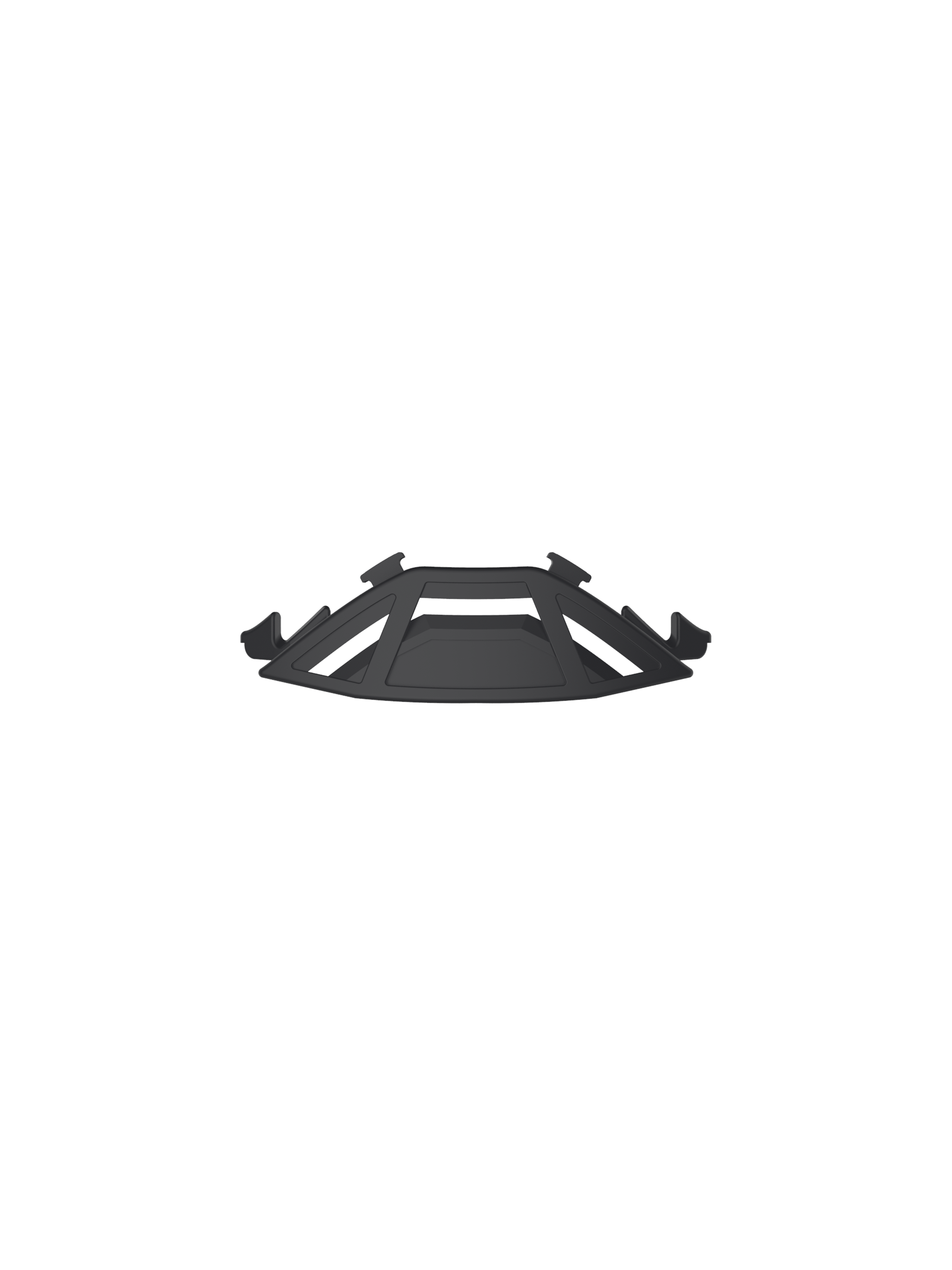 Alpinestars paranaso di ricambio Supertech, accessorio per maschere da motocross, nero, struttura in plastica resistente.