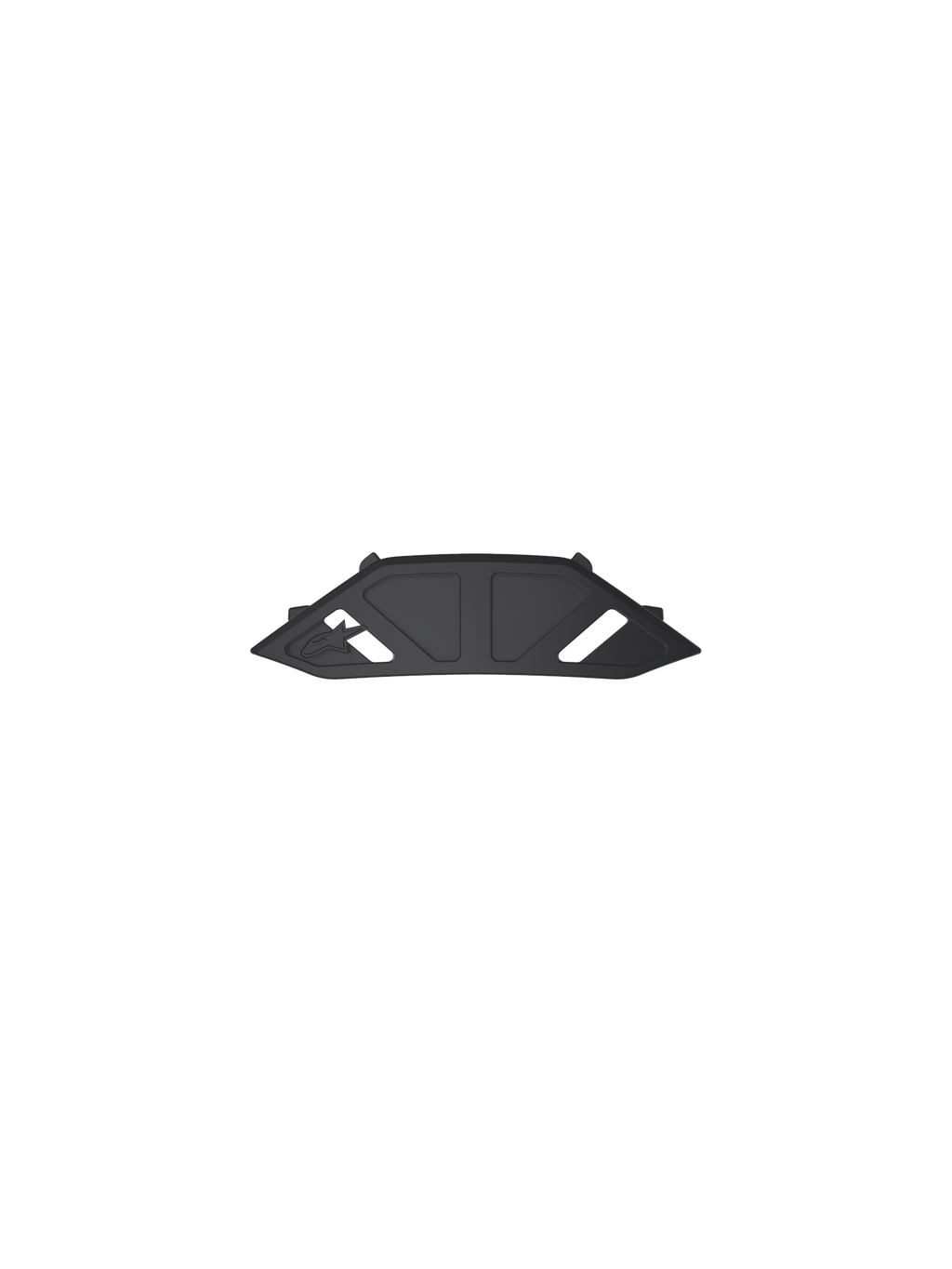 Alpinestars Paranaso Vision 8-5-3 Parte Di Ricambio, accessorio nero per maschere da motocross e fuoristrada, in materiale plastico per protezione del naso.