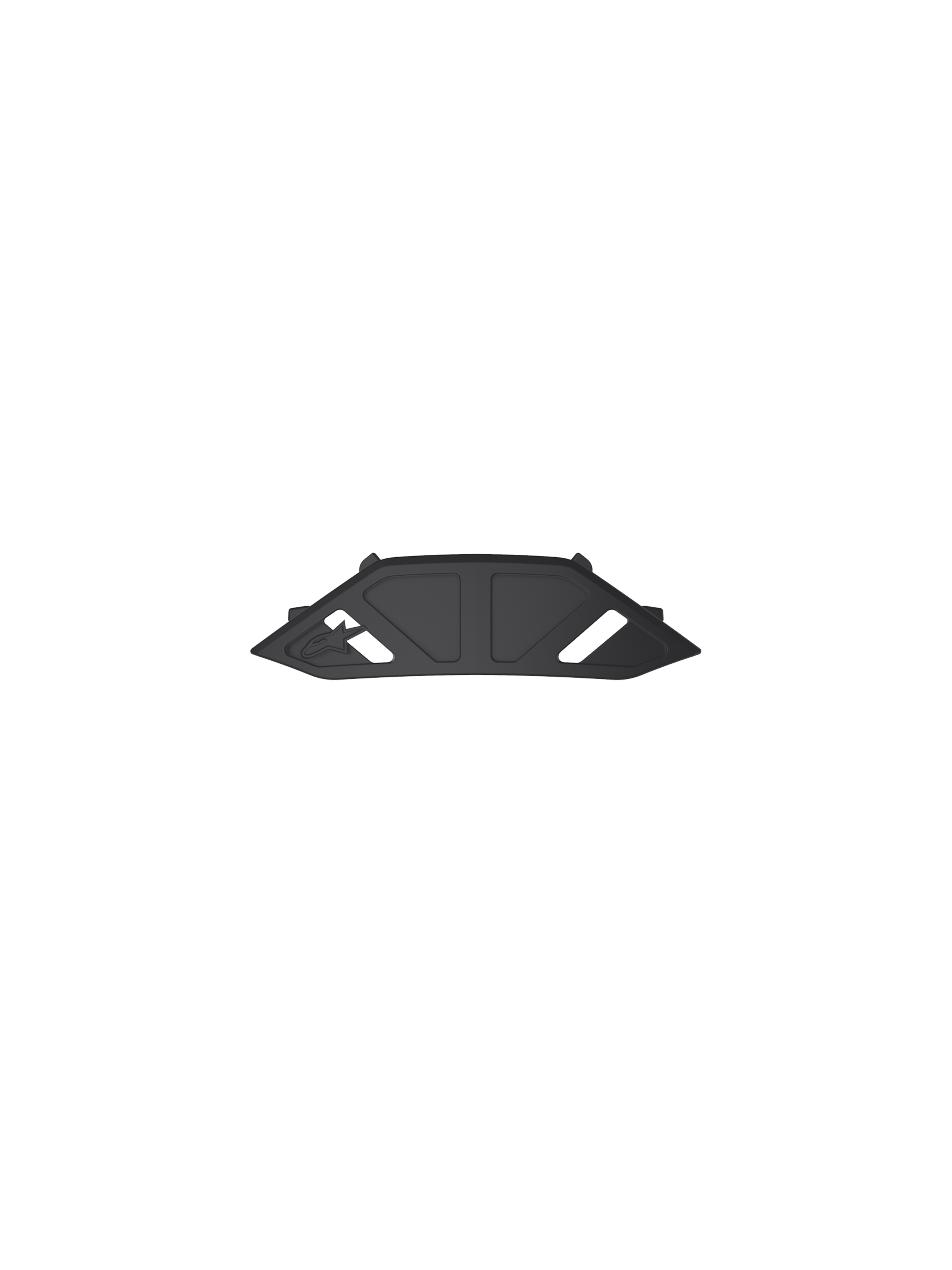 Alpinestars Paranaso Vision 8-5-3 Parte Di Ricambio, accessorio nero per maschere da motocross e fuoristrada, in materiale plastico per protezione del naso.