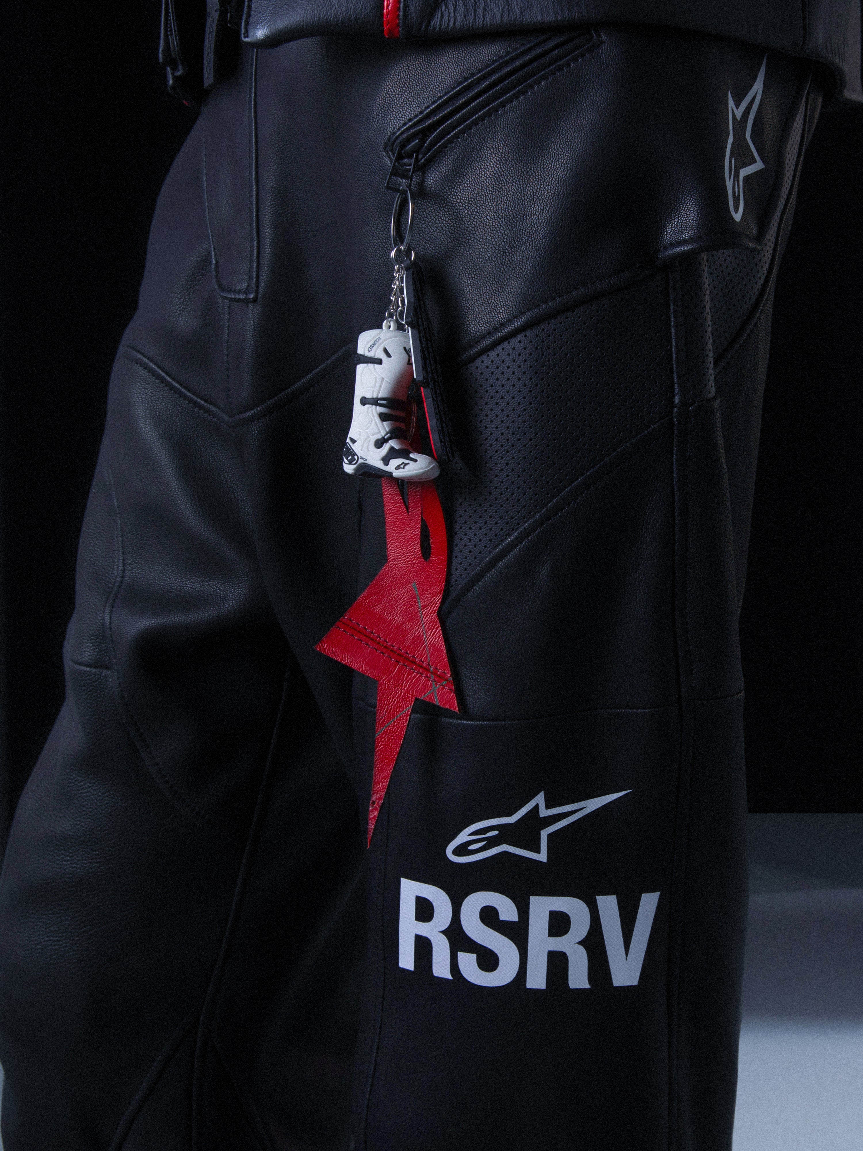 Pantaloni In Pelle RSRV Neo Bat