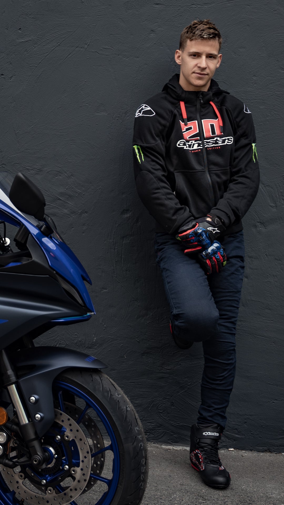 FQ20 Chrome Ignition Monster Hoodie BLACK RACING/SPORT Jackets