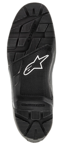 Alpinestars Tech 7 Enduro Sole, suola di ricambio in gomma, nera, con logo a stella bianco e battistrada robusto per trazione off-road, ricambio resistente per stivali da motocross ed enduro